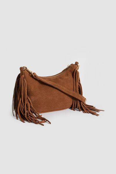 Sac en croûte cuir suédé femme