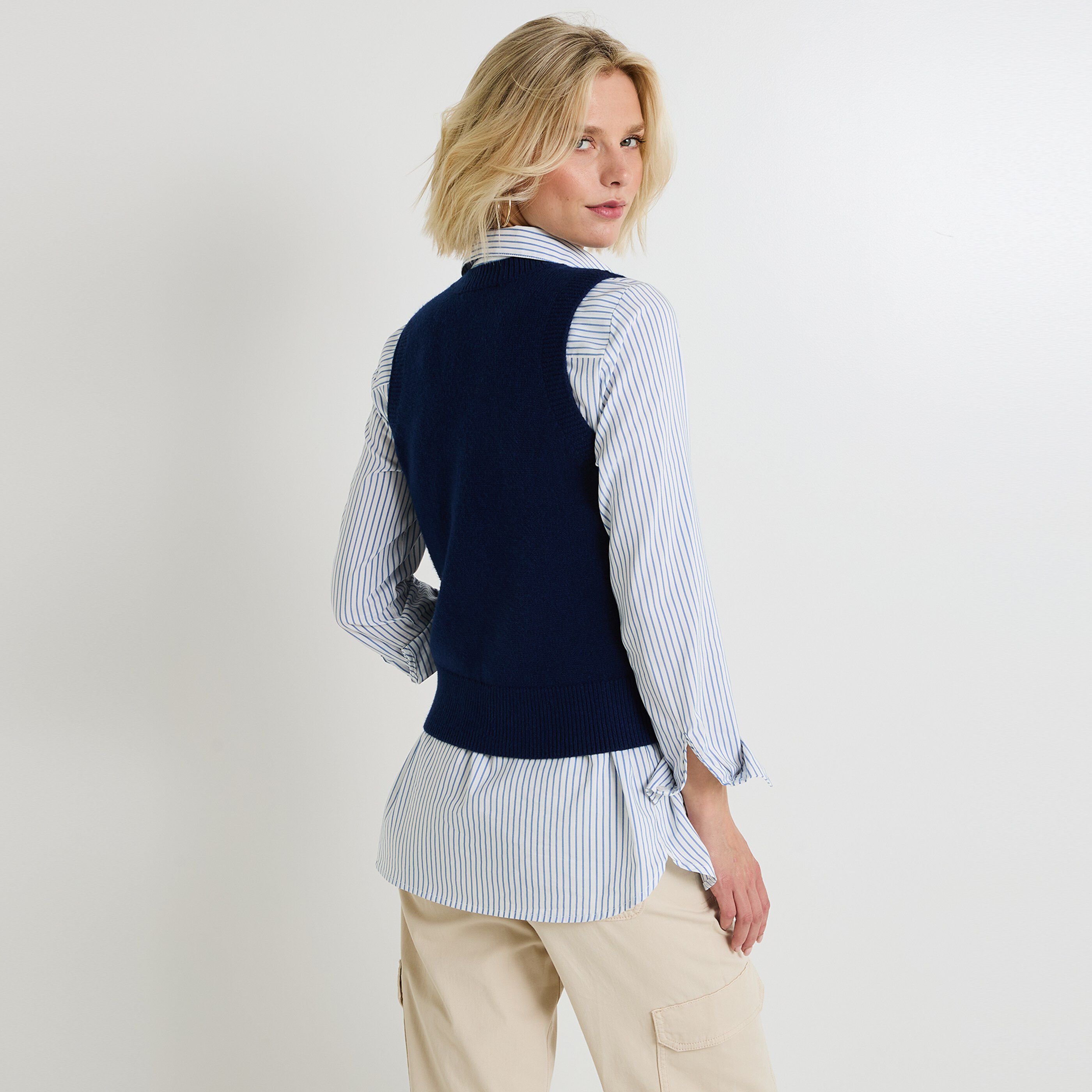 Grain De Malice - Gilet Sans Manches Réversible Femme - Matelassé Et Confortable - 100% Matières Recyclées - 7