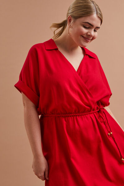 Robe cache coeur femme