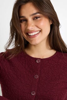 Veste matelassée en maille femme