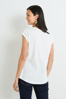 Tshirt print femme