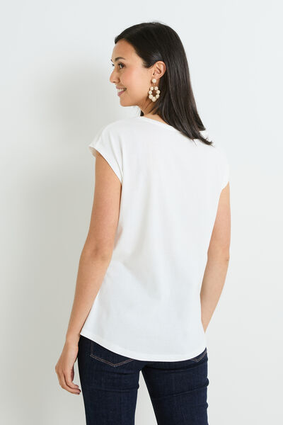 Tshirt print femme