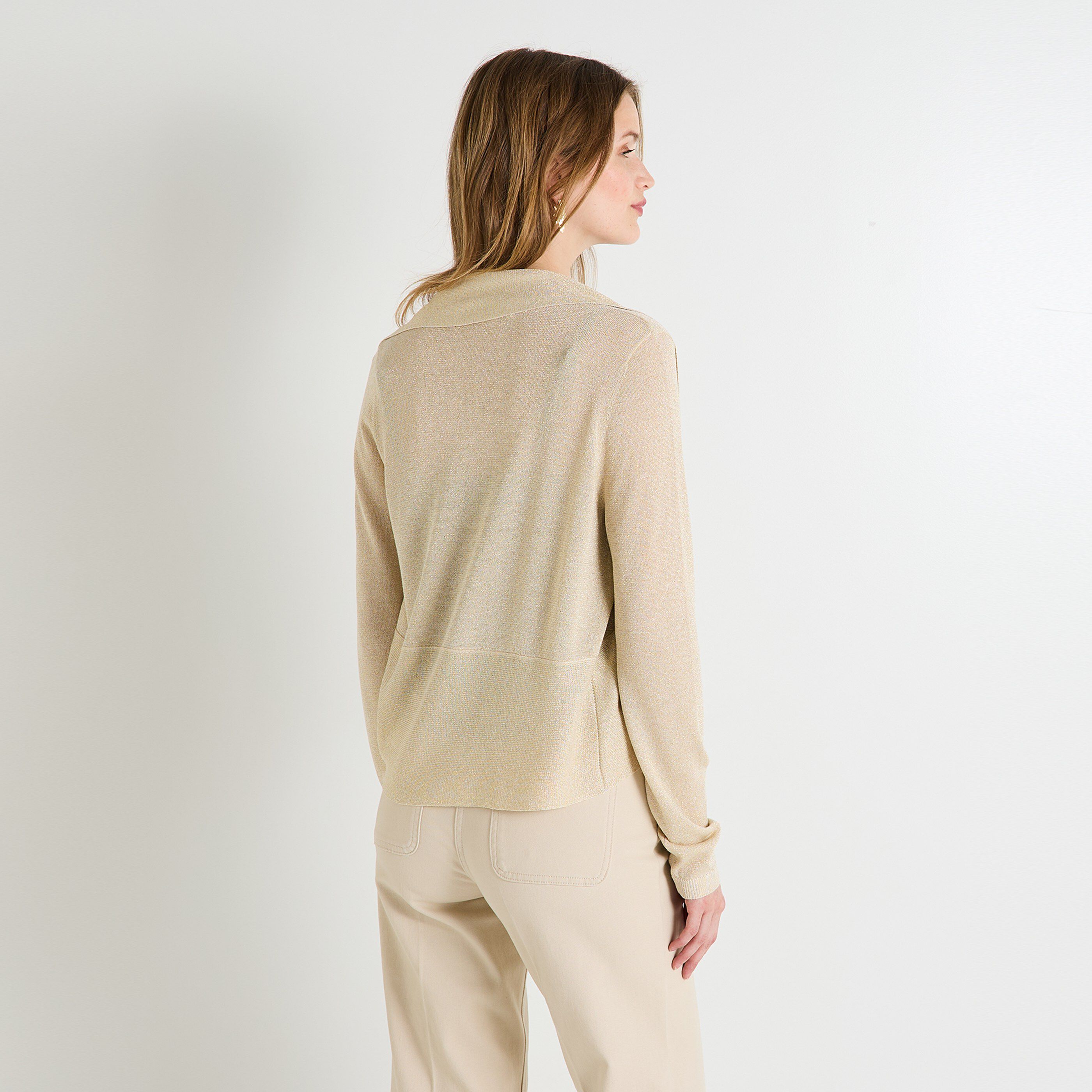 Gilet manches longues femme