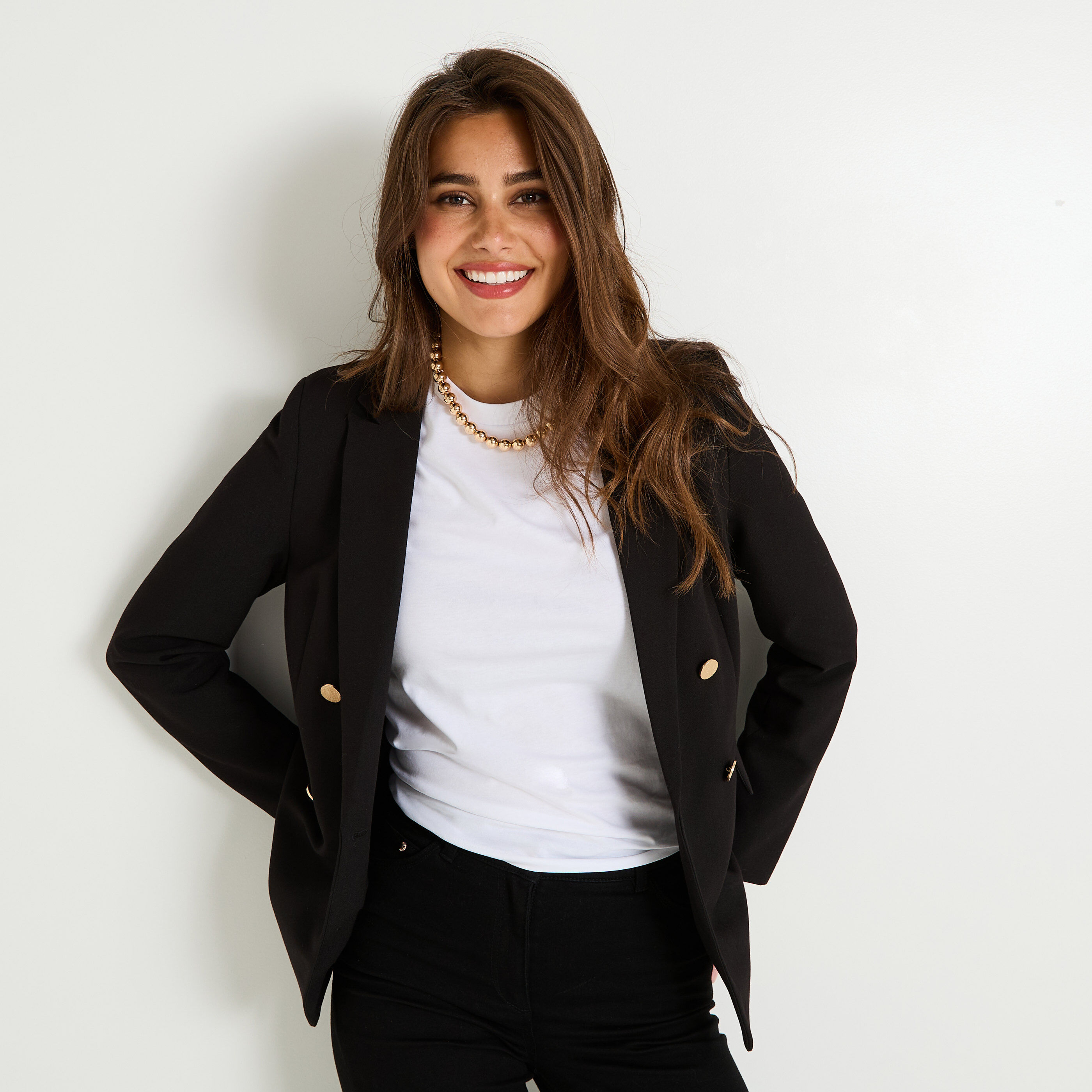 Blazer double boutonnage femme