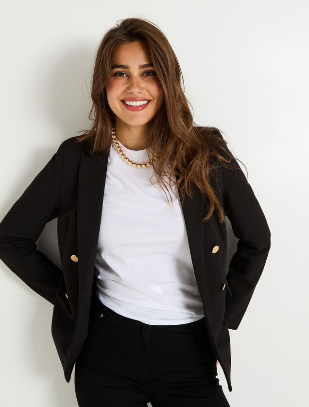 Blazer double boutonnage femme