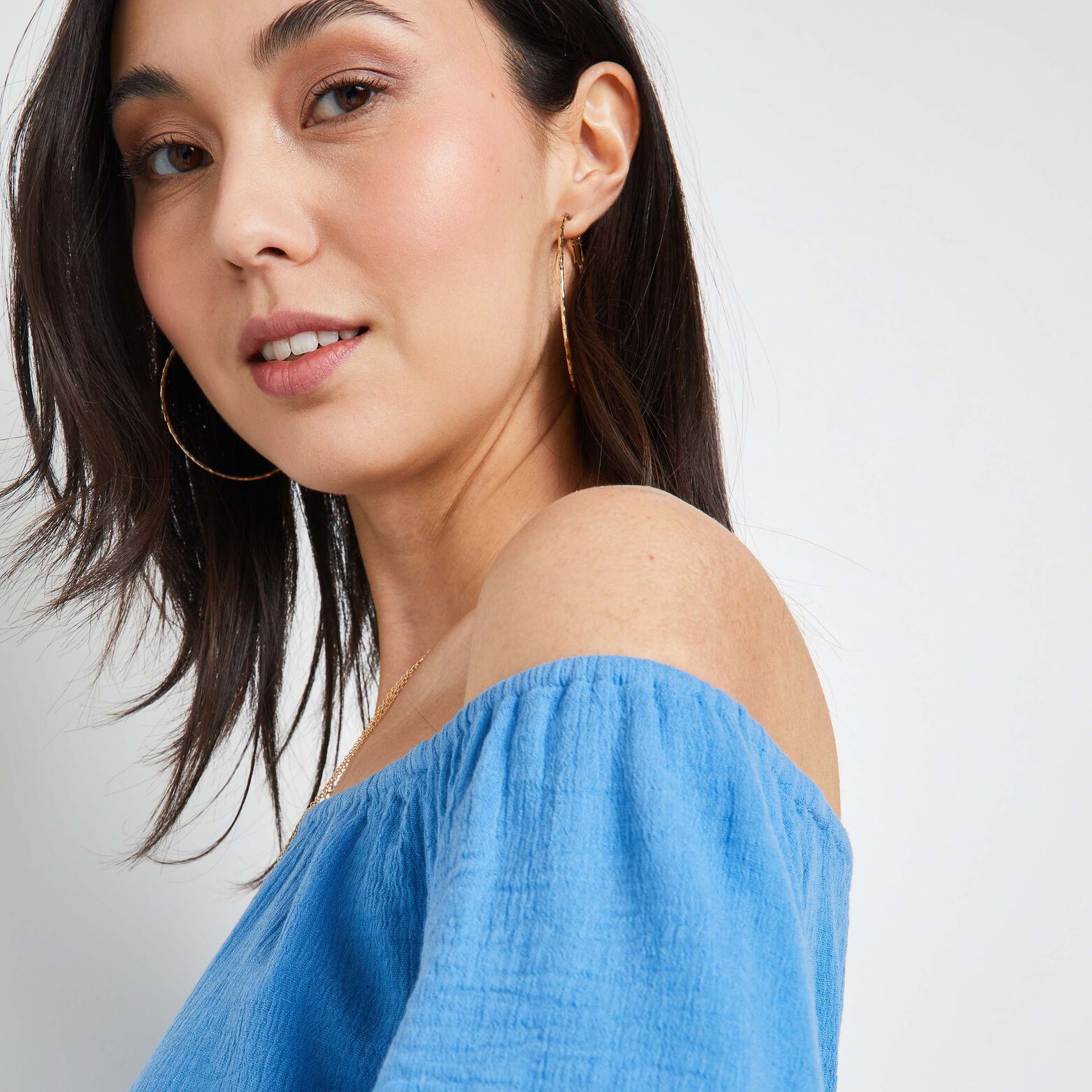 Blouse bardot femme