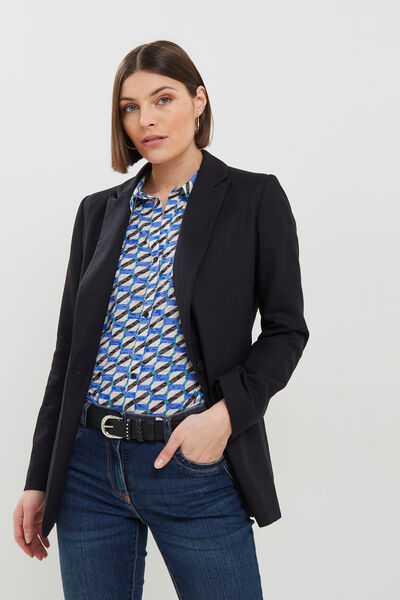 Blazer coupe droite femme