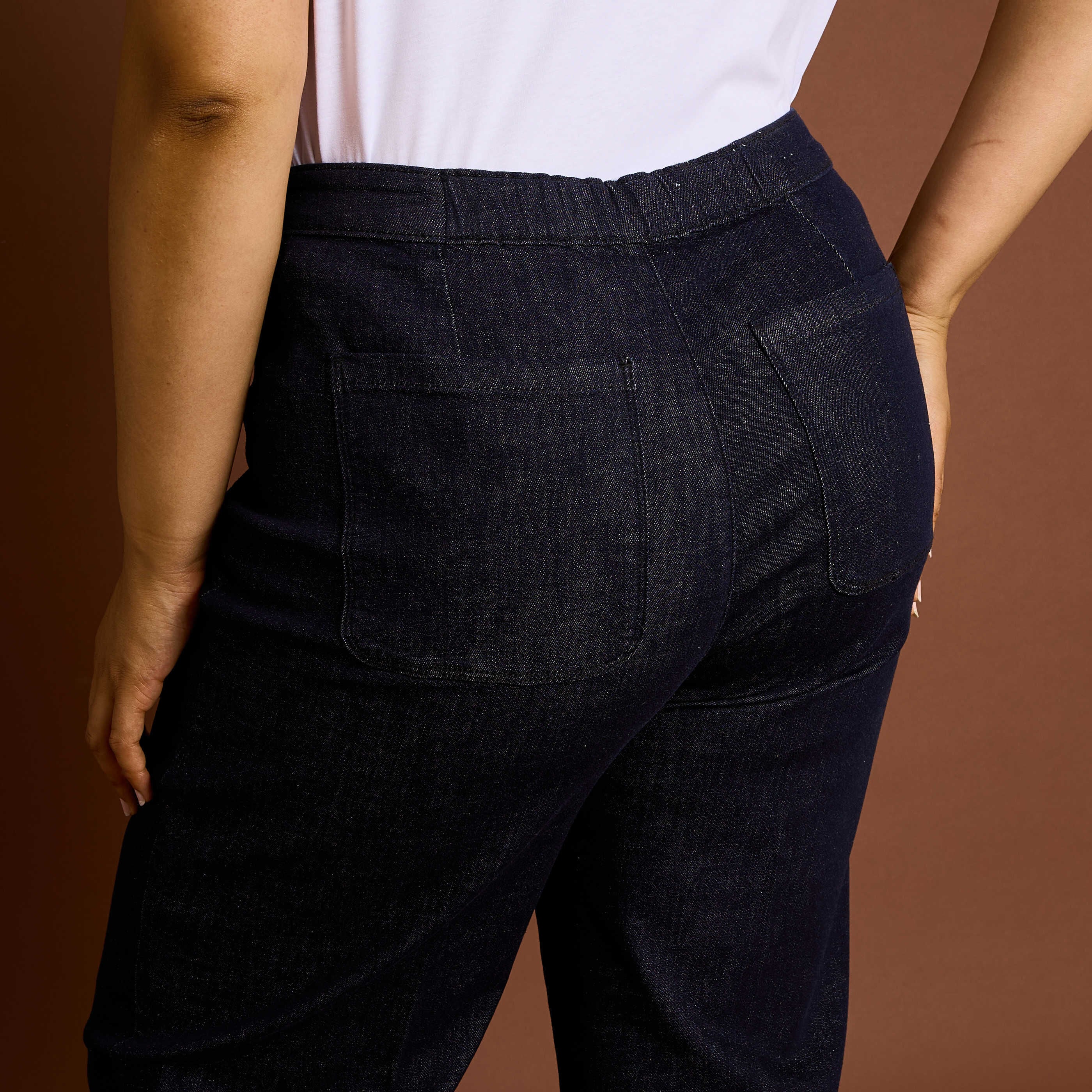 Jean flare &agrave; pont POMPON F02 femme