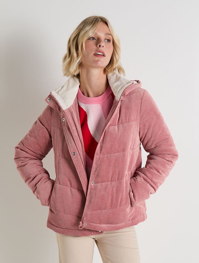 Doudoune velours femme