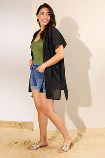 Paréo broderie femme
