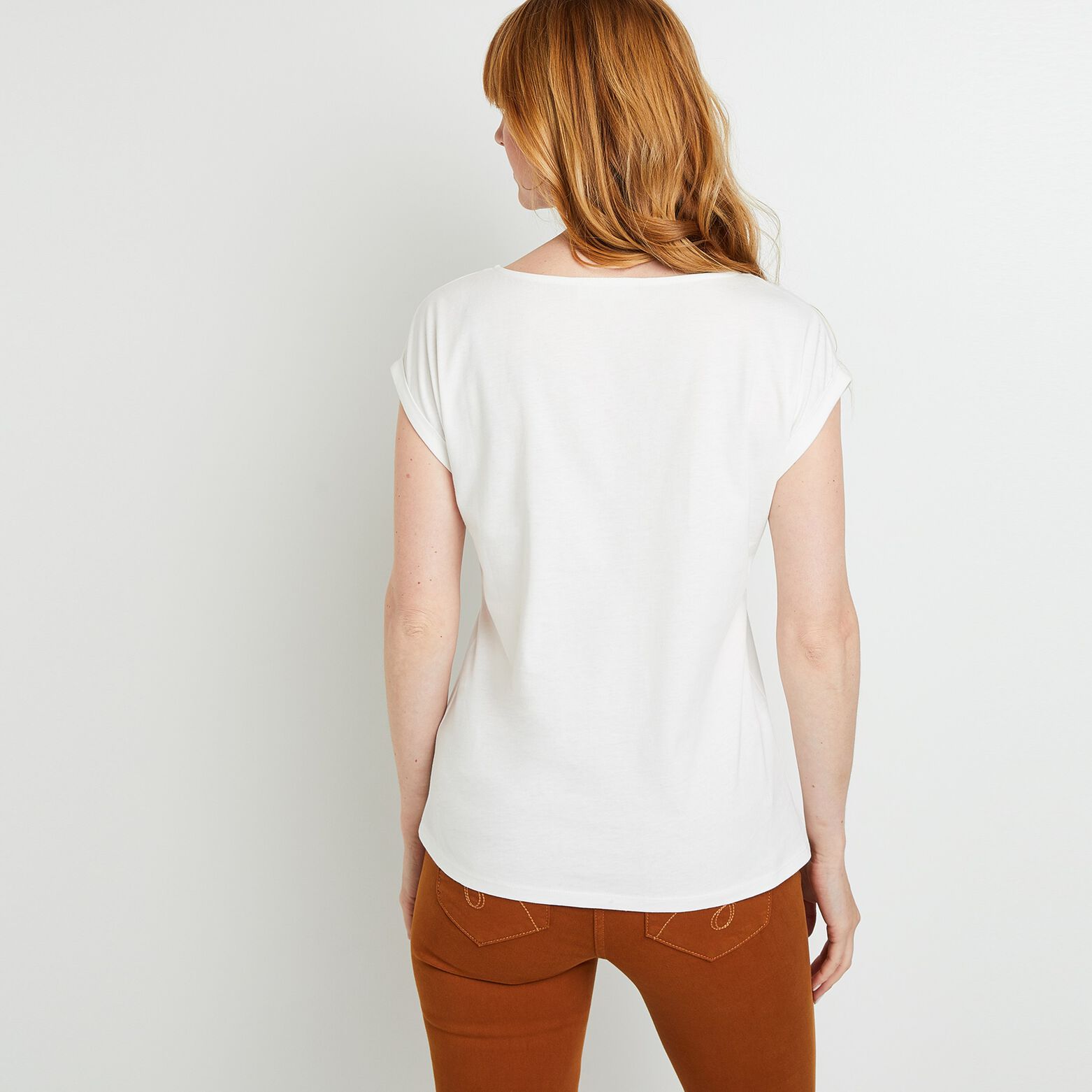 T-shirt col rond femme