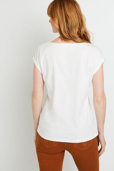 T-shirt col rond femme