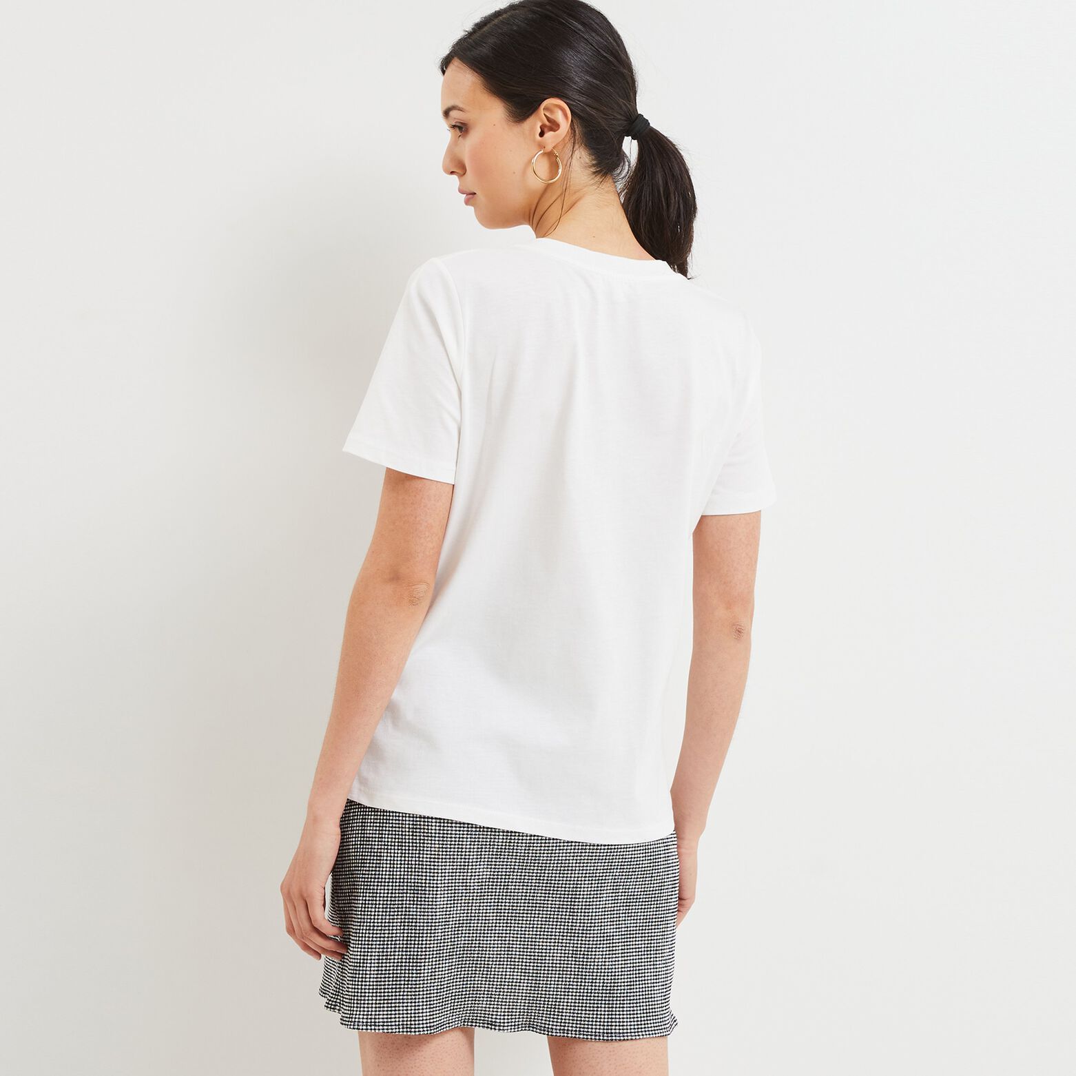 Tshirt imprimé coeur femme