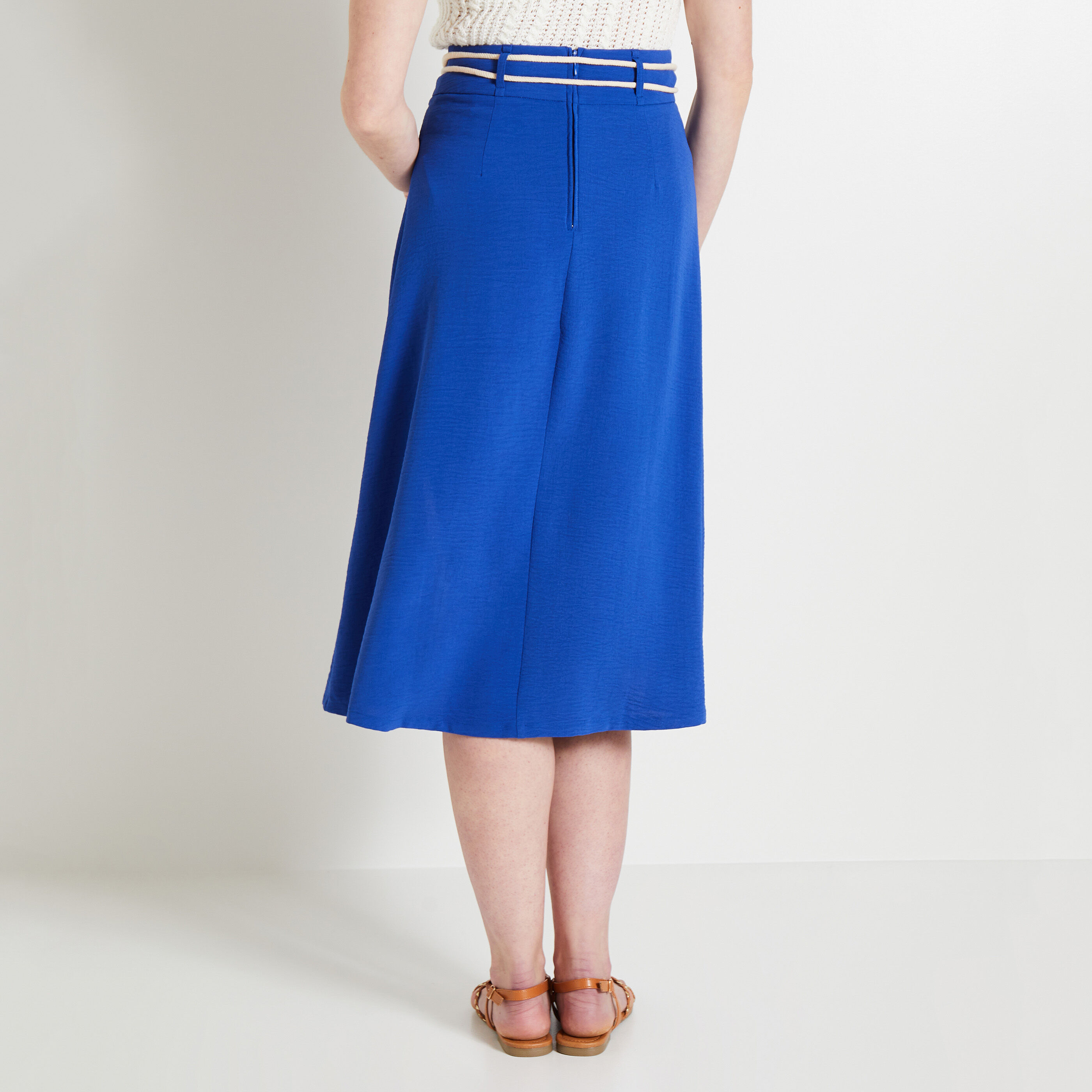 Jupe mi longue femme