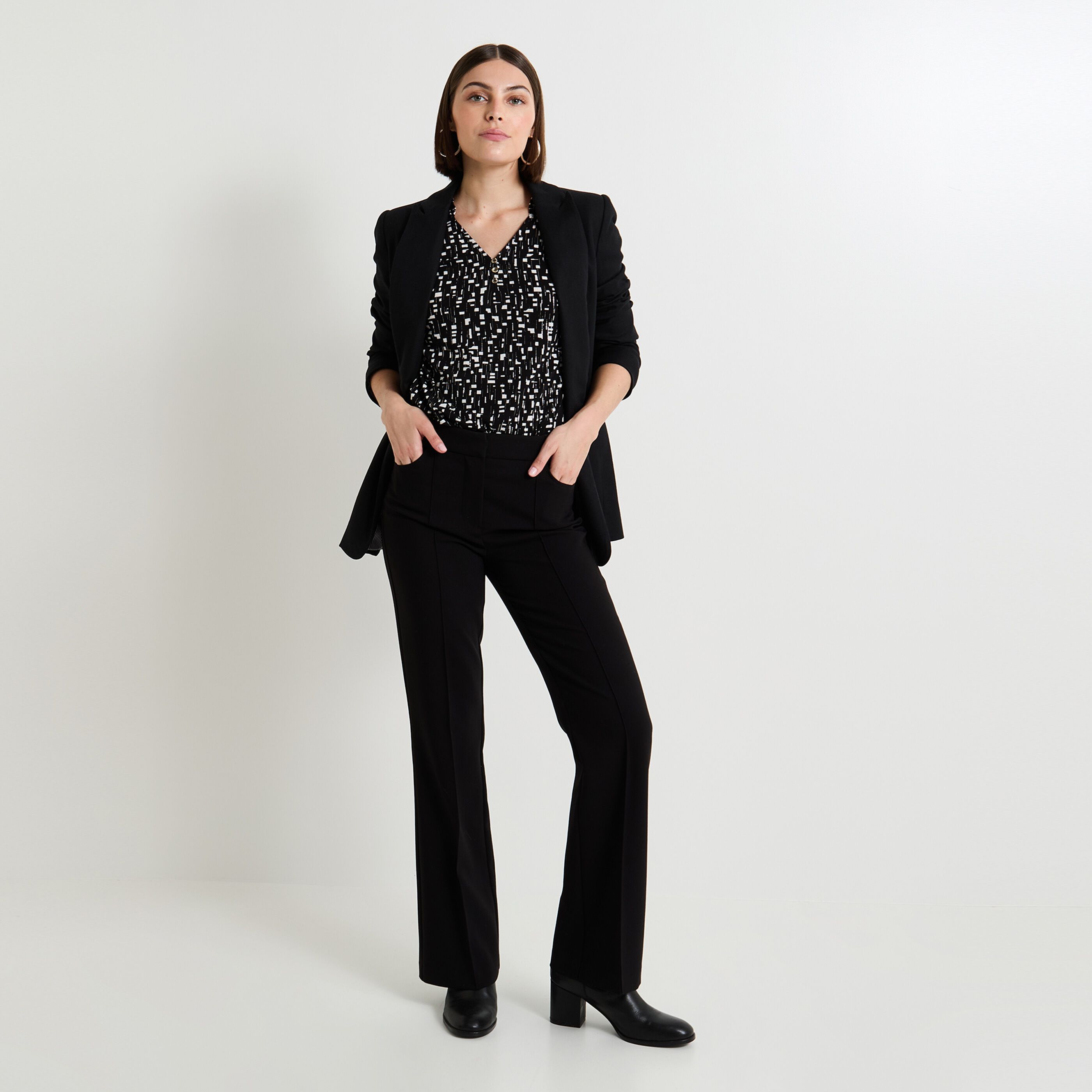 Blouse manches longues femme