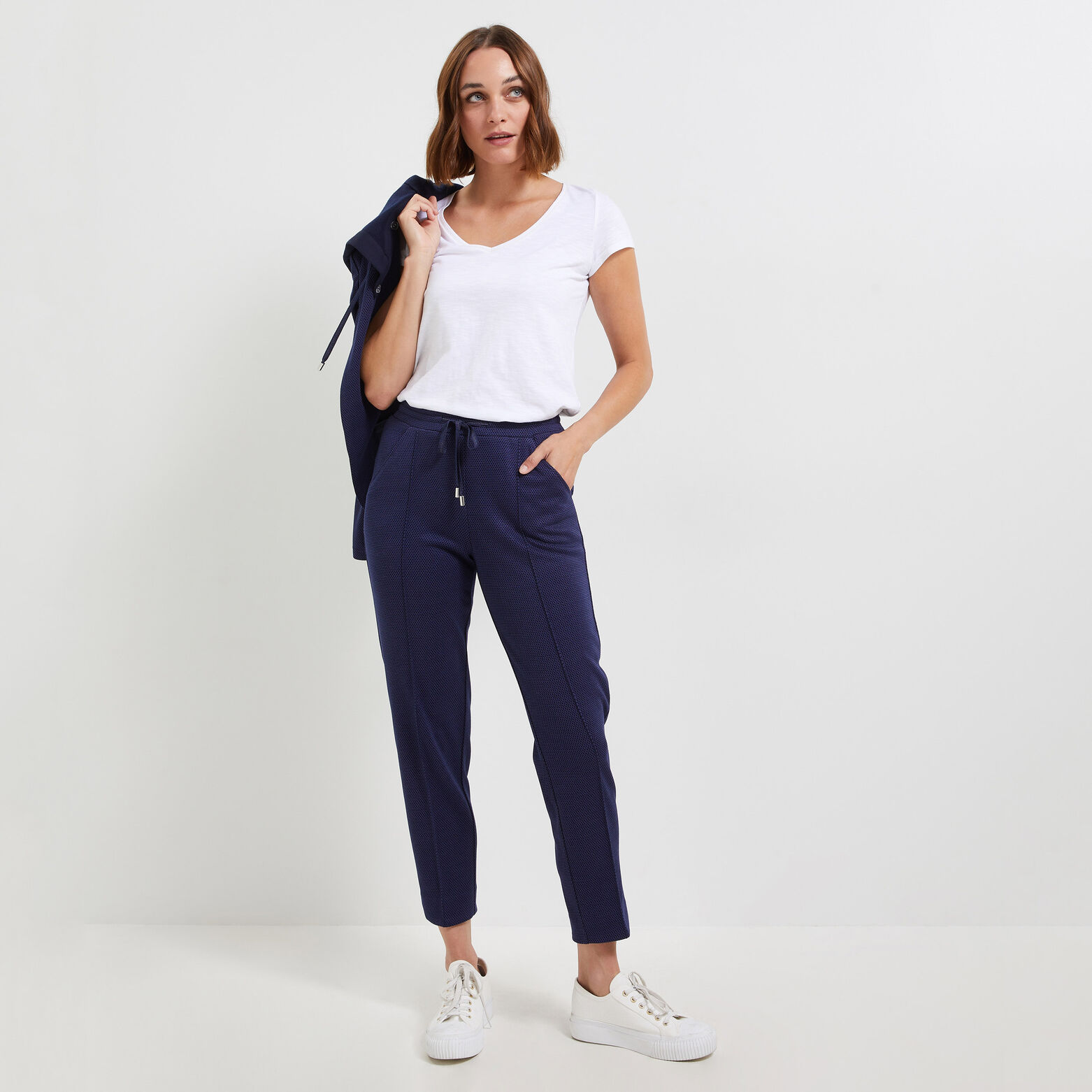 Pantalon en maille femme