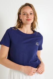 T-shirt col rond femme