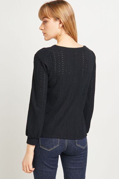 Tshirt ajouré femme