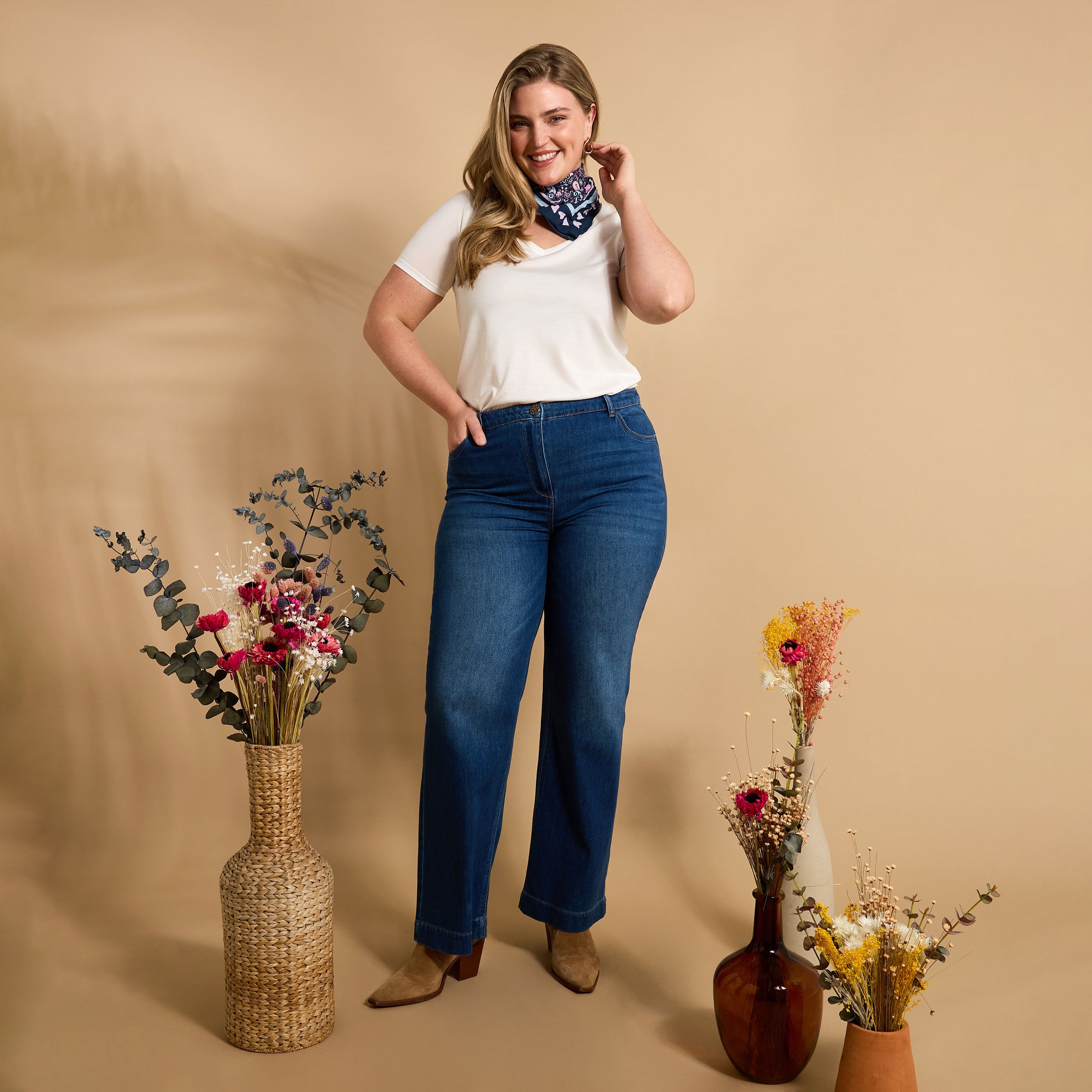 Jean flare MALIBU F02 femme