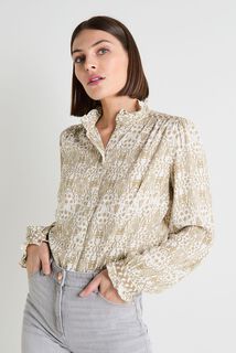 Chemisier col mao femme