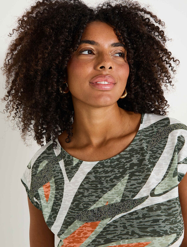 T shirt col rond femme