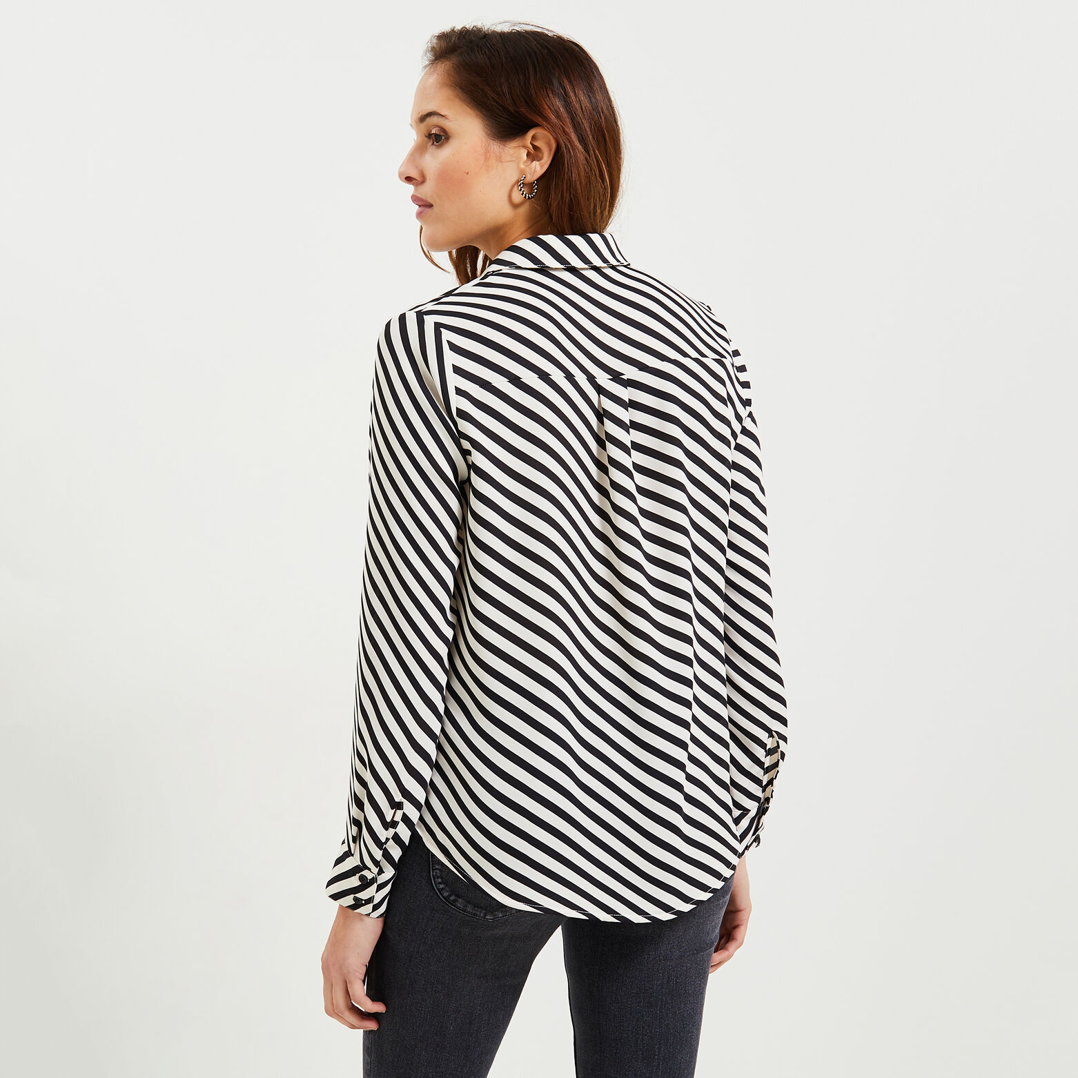 Chemise rayée femme