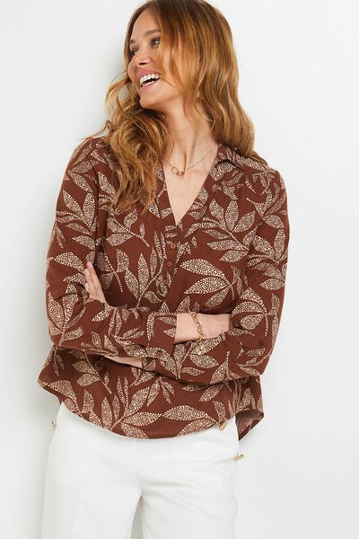 Blouse imprimée femme