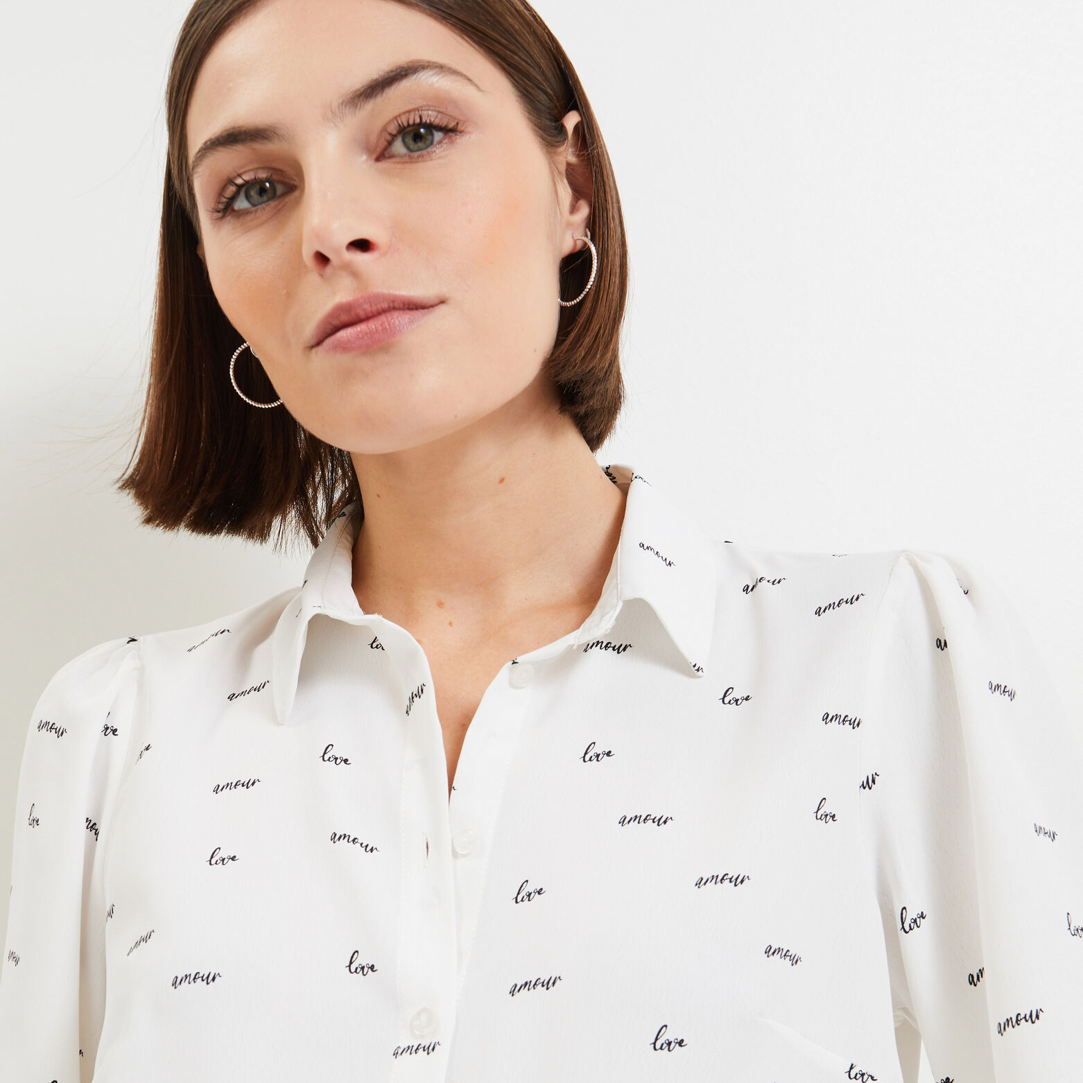 Chemise imprimée femme