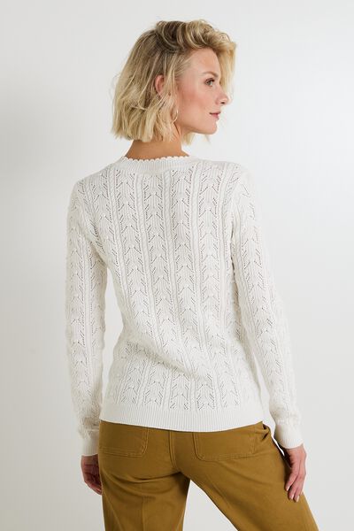 Pull col rond femme