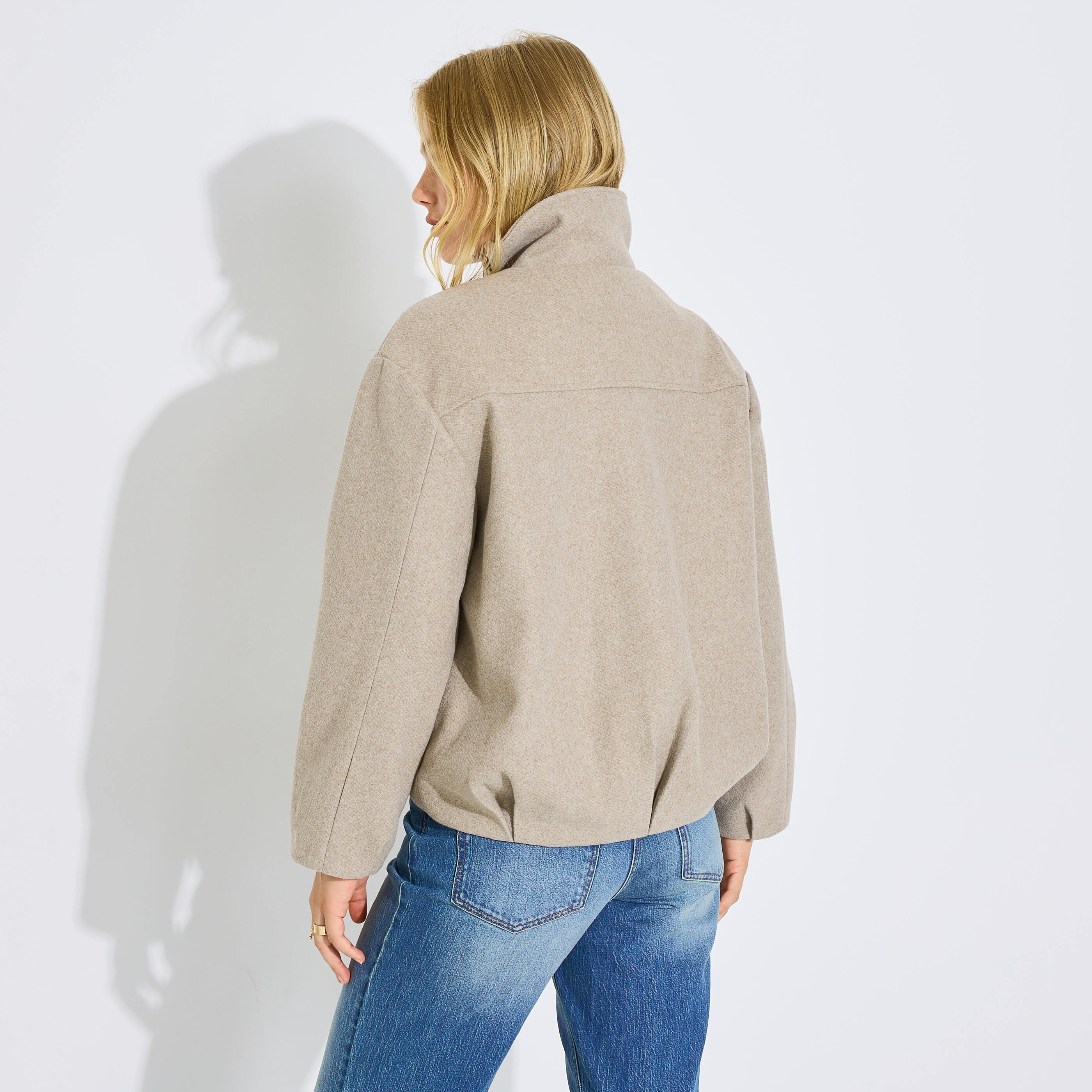 Veste bomber courte femme