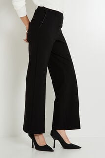 Pantalon large en maille femme