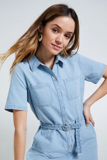 Combinaison denim femme
