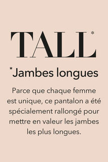 Pantalon tall large fluide femme