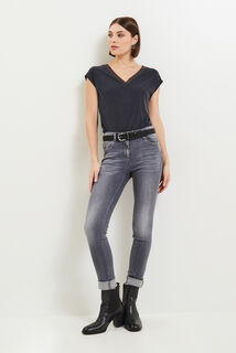 Tshirt col V femme