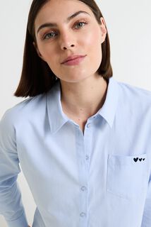 Chemisier col chemise femme