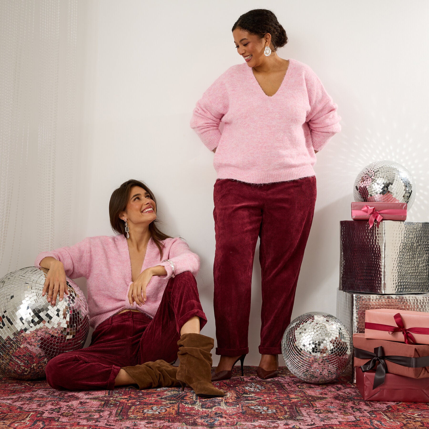 Pull manches longues 4 en 1 femme