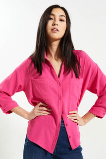 Chemise unie femme