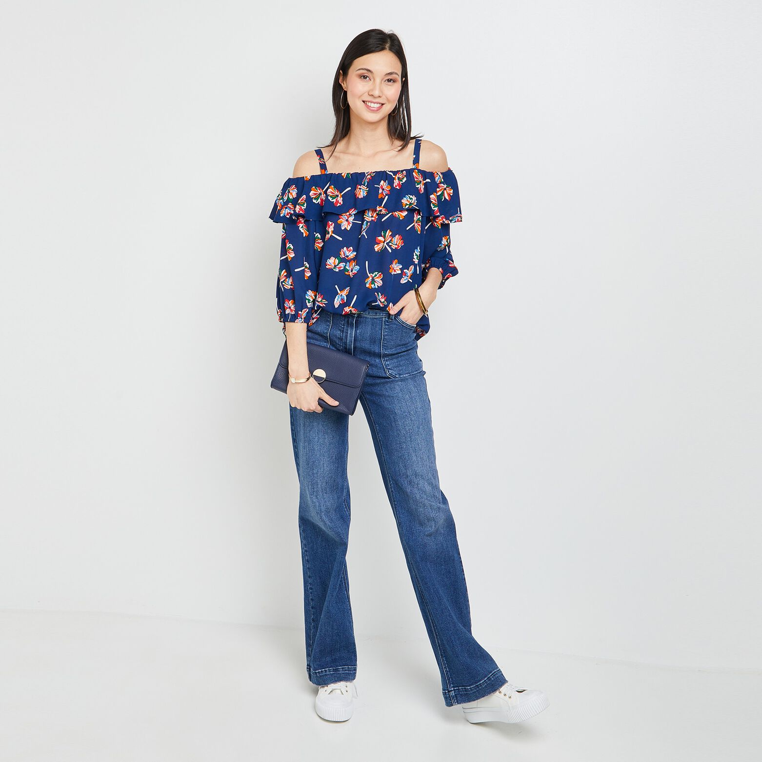 Blouse imprimée femme