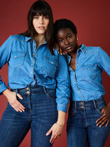 Chemise en jean femme