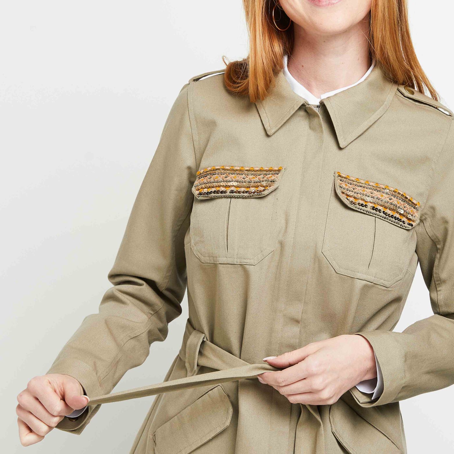 Veste saharienne femme
