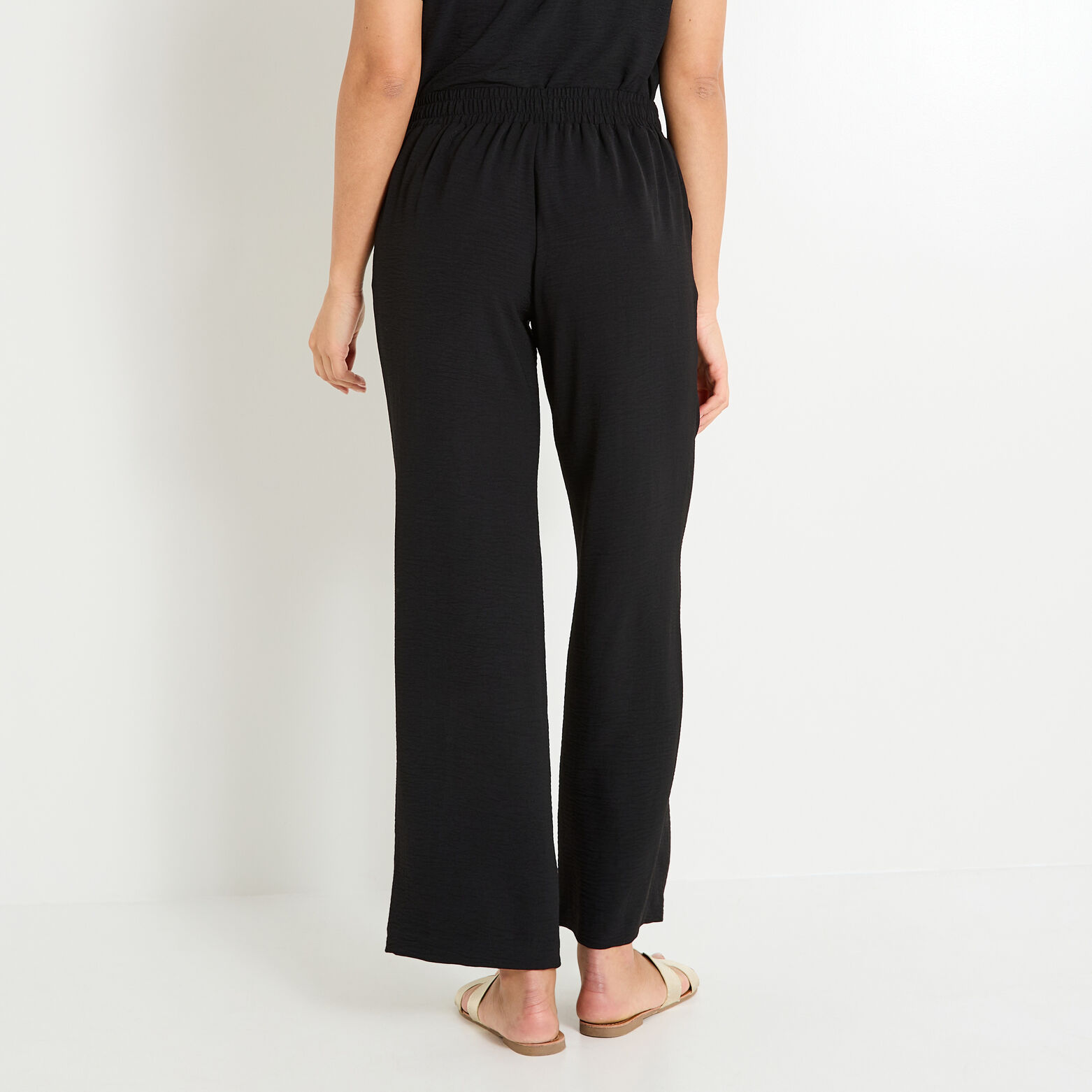 Pantalon tall large fluide femme
