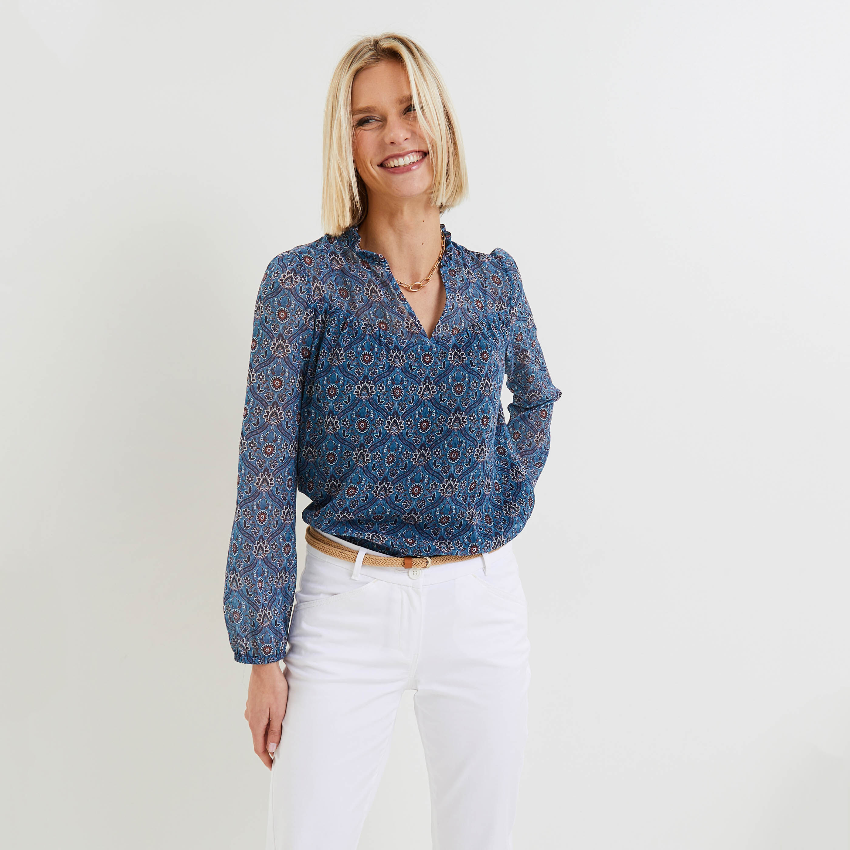 Blouse imprimée femme deals