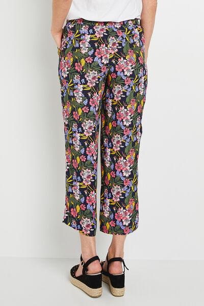 Pantalon large en crèpe femme