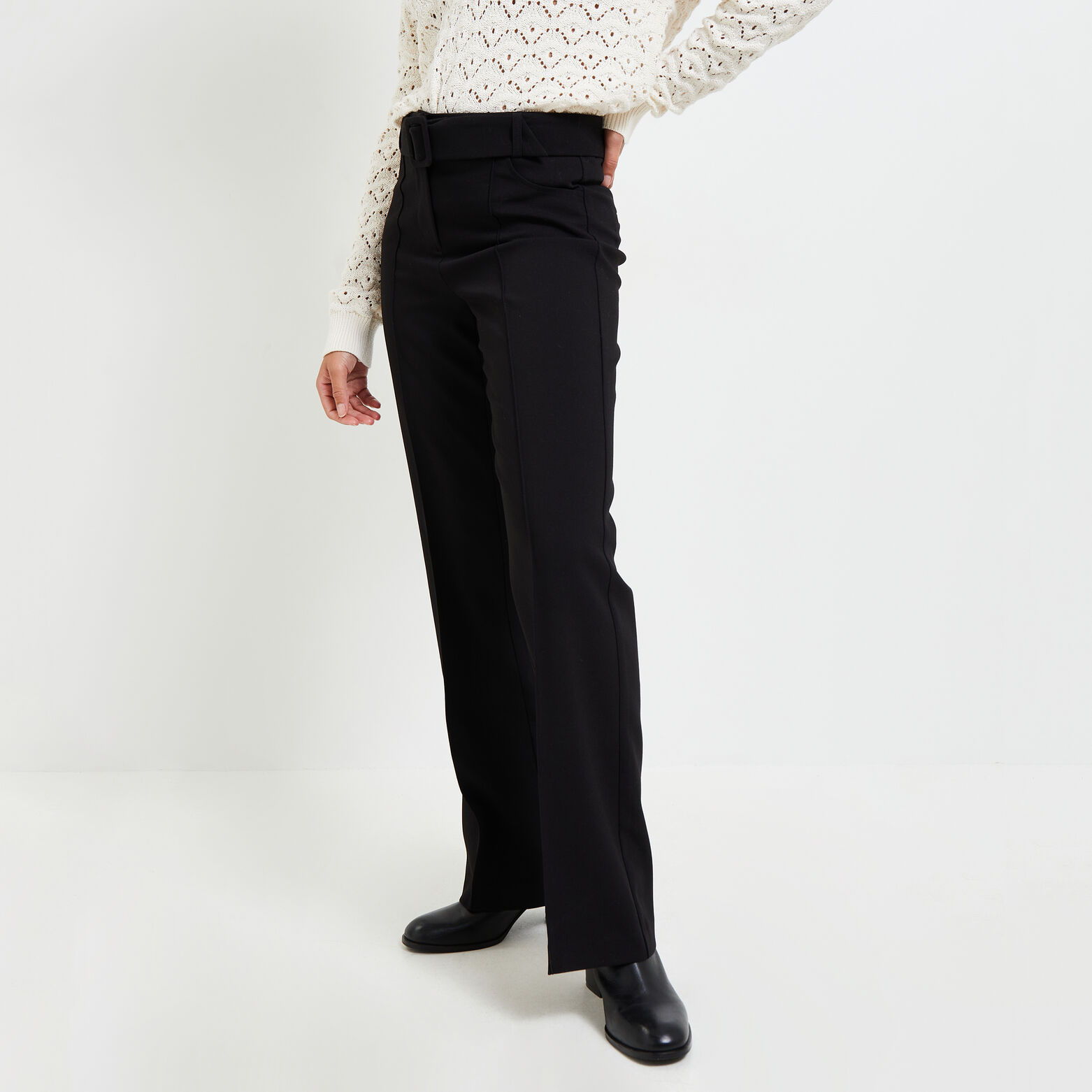 Pantalon flare femme