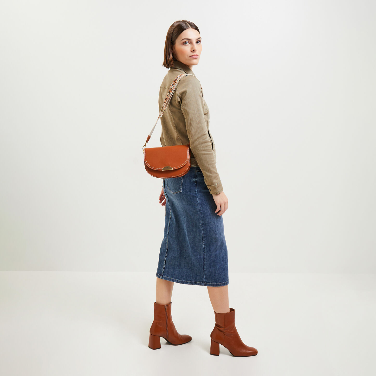 Veste en jean femme