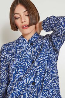 Veste fluide imprimée femme