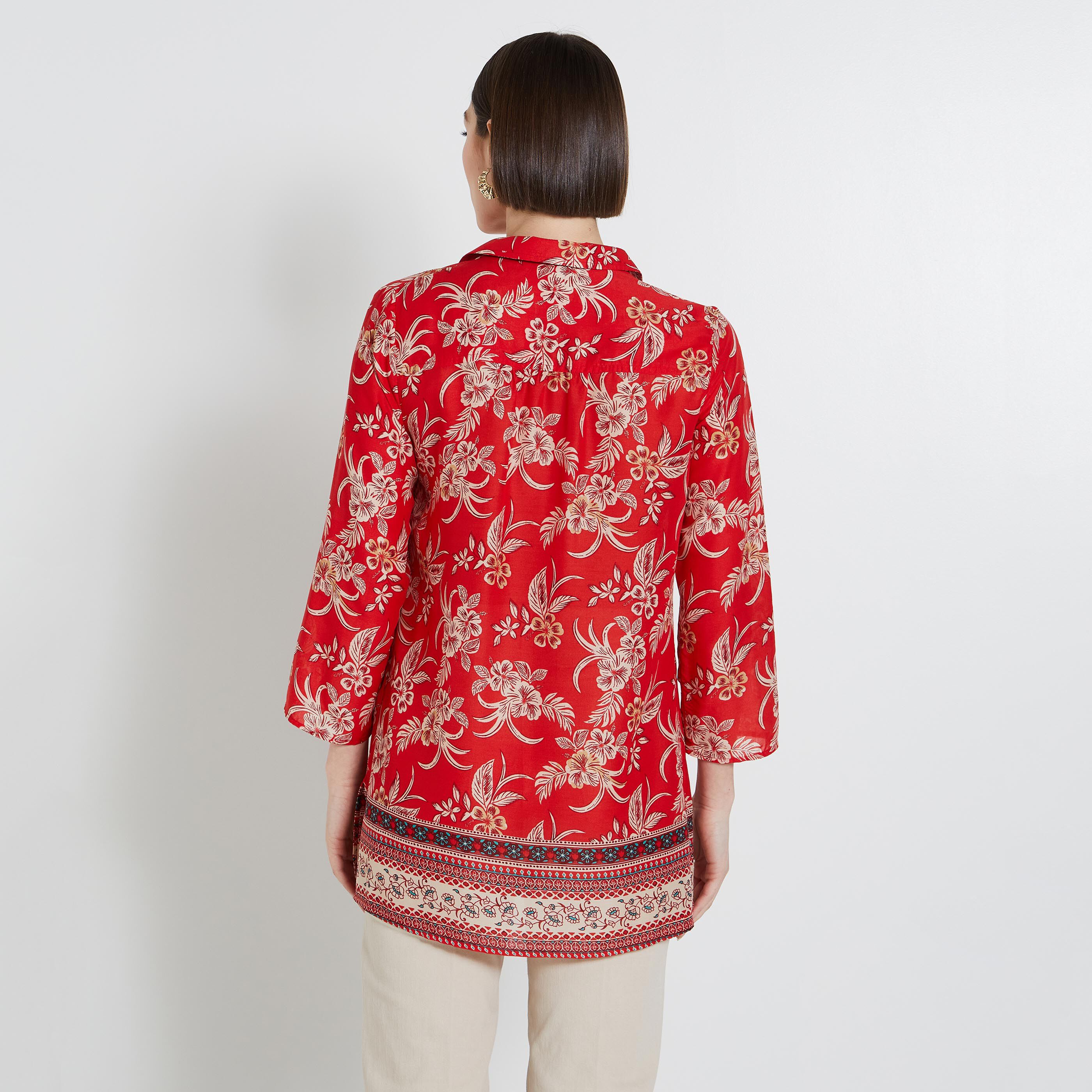 Tunique imprim&eacute;e femme