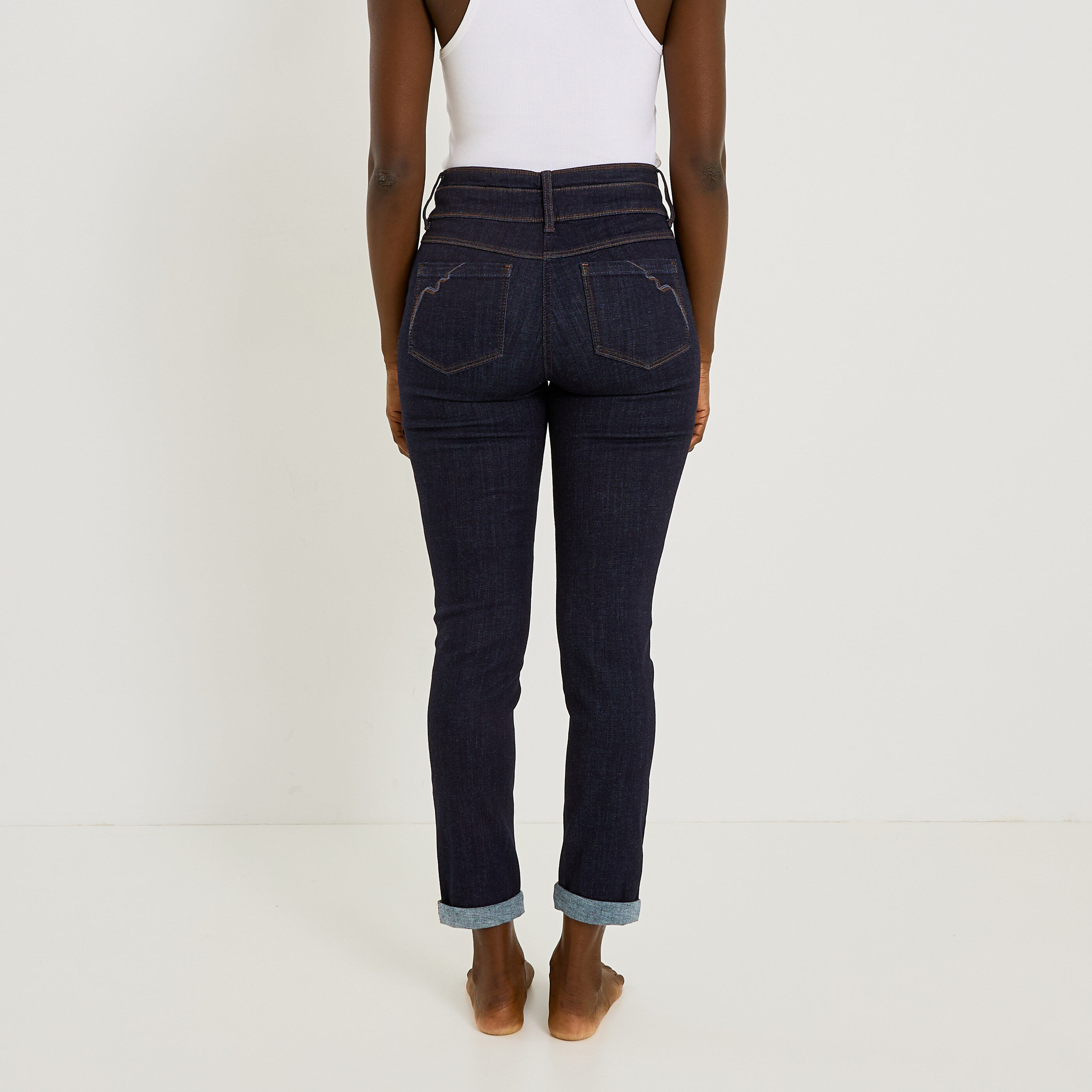 Jean tapered raccourci HANOI R02 femme