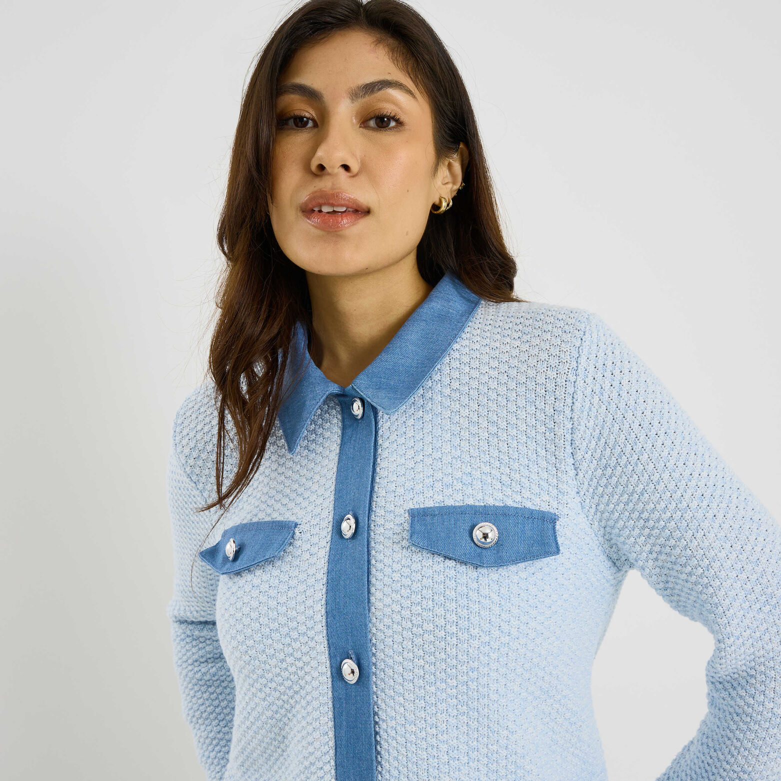 Levi's® RELAXED FIT WESTERN - Chemise - blue denim/denim bleu Levi's® RELAXED FIT WESTERN - Chemise - blue denim/denim bleu