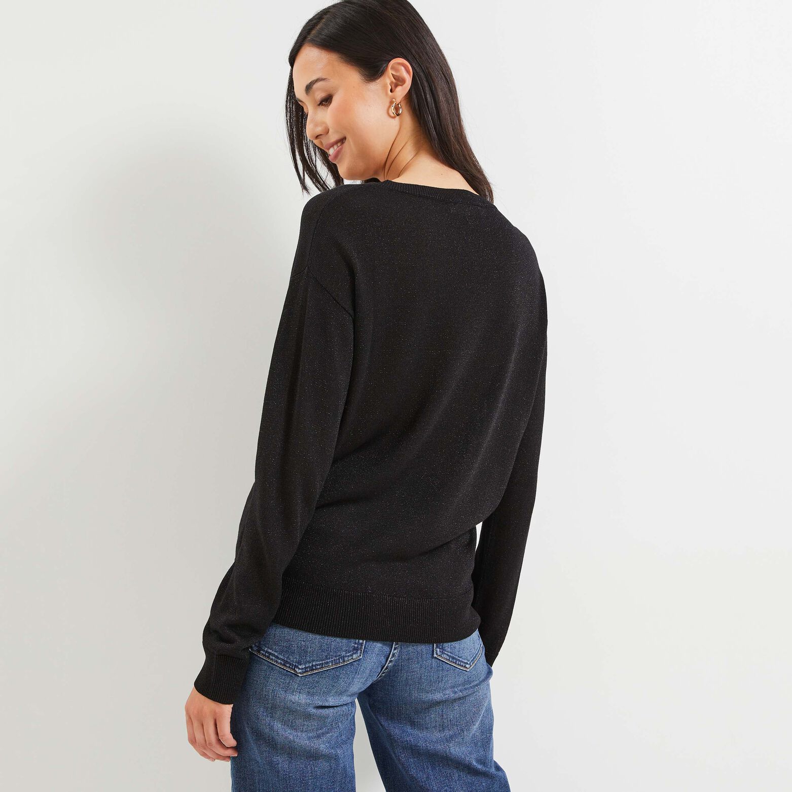 Pull lurex femme